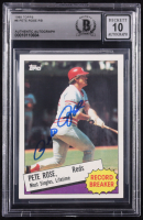 Pete Rose Signed 1985 Topps #6 RB (BGS Authentic | Autograph Graded BGS 10) at PristineAuction.com