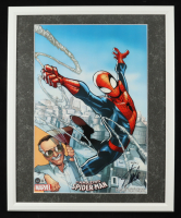 Stan Lee Signed Custom Framed "The Amazing-Spider Man" Poster (Beckett) at PristineAuction.com