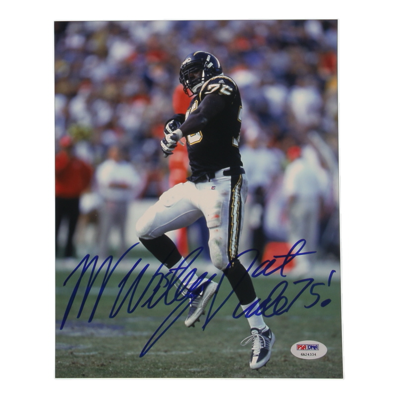 Marcellus Wiley Signed Chargers 8x10 Photo Inscribed "Dat Dude!" (PSA) at PristineAuction.com Marcellus Wiley Signed Chargers 8x10 Photo Inscribed "Dat Dude!" (PSA) at PristineAuction.com