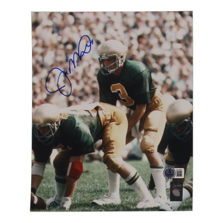 Joe Montana Signed Notre Dame Fighting Irish 8x10 Photo (Beckett) at PristineAuction.com Joe Montana Signed Notre Dame Fighting Irish 8x10 Photo (Beckett) at PristineAuction.com