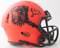 Josh Cribbs Signed Bears Rave Alternate Speed Mini Helmet (Prime Time) at PristineAuction.com