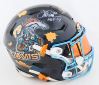 Terrell Davis Signed Broncos Full-Size Authentic On-Field Custom Speed-Flex Helmet With Visor Inscribed "HOF 17" (JSA) at PristineAuction.com