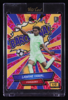 Lamine Yamal 2024 Wild Card COMIX Barcelona! Pink Kaleidoscope #ACBGLY3 #1/2 RC at PristineAuction.com