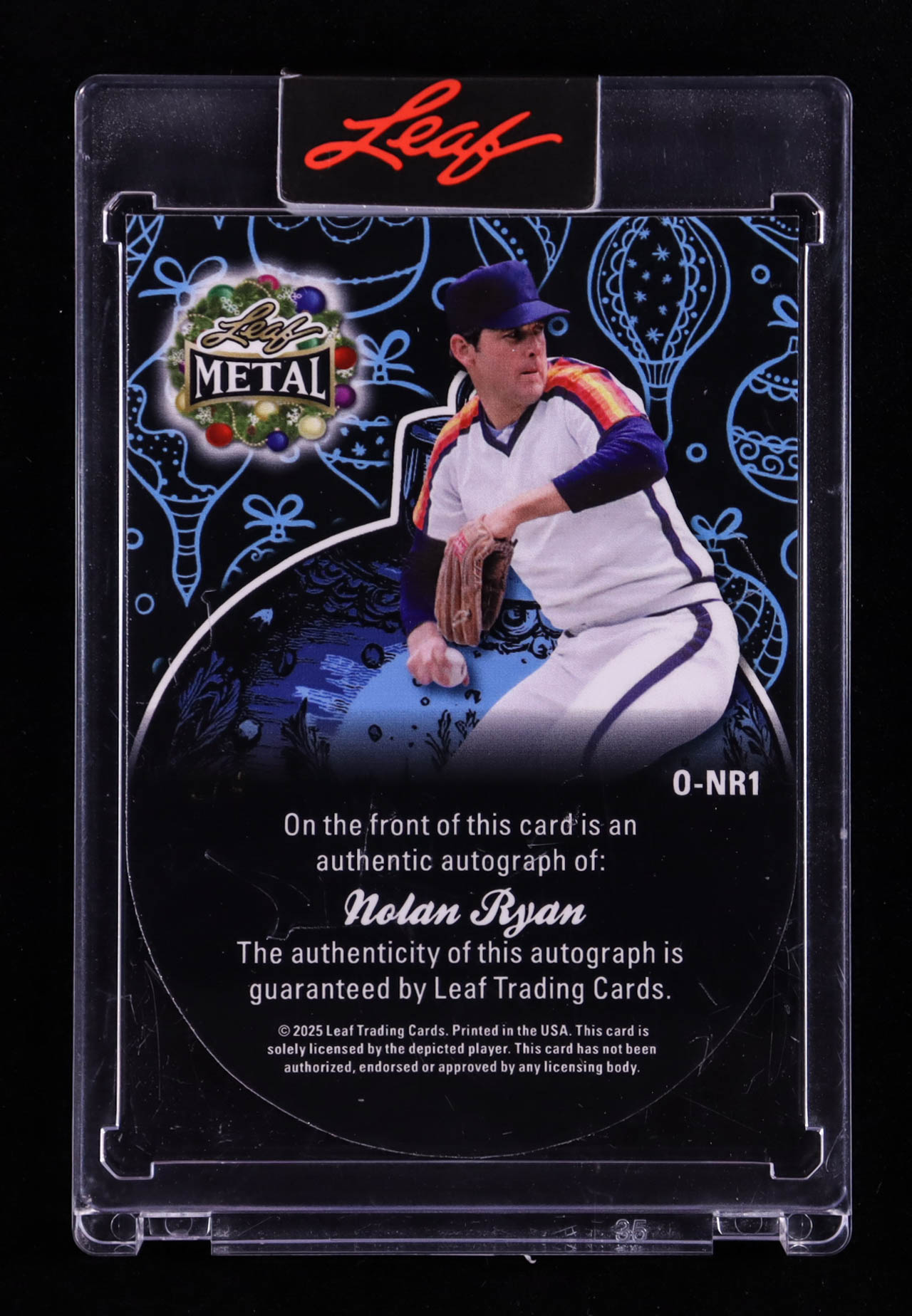 Nolan Ryan 2025 Leaf Metal Auto #O-NR1 #2/4 at PristineAuction.com Nolan Ryan 2025 Leaf Metal Auto #O-NR1 #2/4 at PristineAuction.com