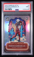 Marvin Harrison Jr 2024 Donruss Optic Uptowns #5 RC (PSA 9) at PristineAuction.com