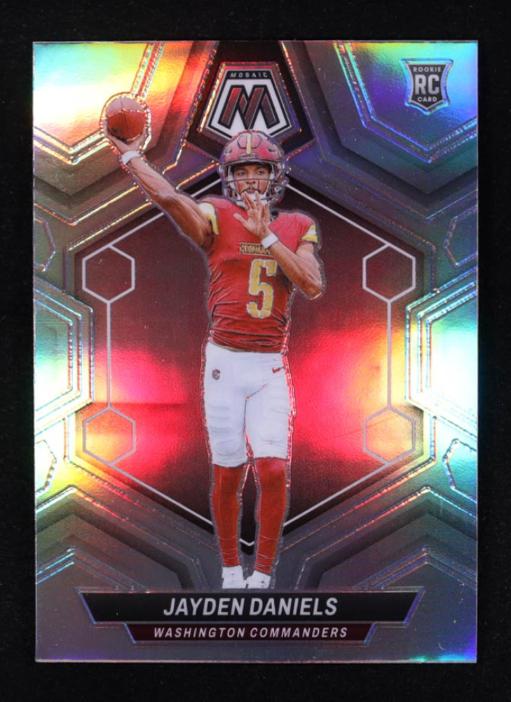 Jayden Daniels 2024 Panini Mosaic Silver #302 RC