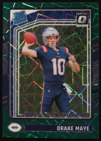 Drake Maye 2024 Donruss Optic Green Velocity #229 RC at PristineAuction.com