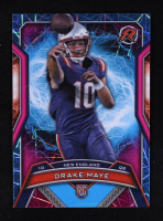 Drake Maye 2024 Topps Resurgence Sky Blue and Pink Shock #164 RC at PristineAuction.com