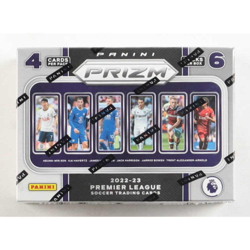 2022-23 Panini Prizm Premier League EPL Soccer Blaster Box With (6) Packs at PristineAuction.com