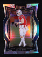 Drake Maye 2024 Select Prizm Silver Die Cut #27 RC at PristineAuction.com