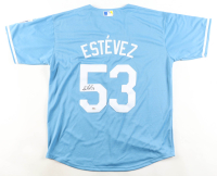 Carlos Estevez Signed Jersey (PSA) at PristineAuction.com