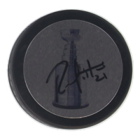 Brent Sutter Signed Stanley Cup Logo Hockey Puck (JSA) at PristineAuction.com