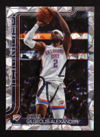 Shai Gilgeous-Alexander 2025 Topps Flagship Auto #115 at PristineAuction.com