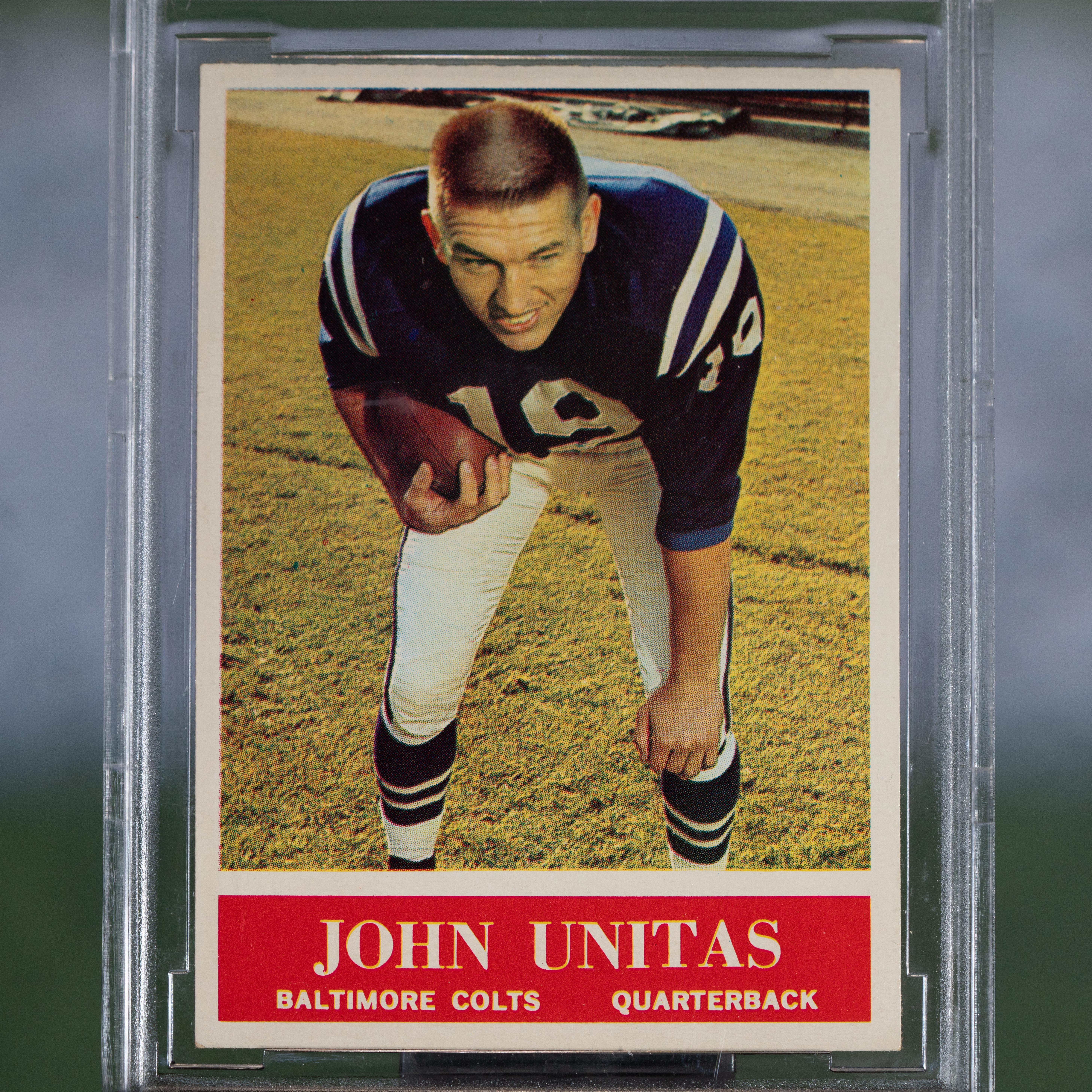 Johnny Unitas 1964 Philadelphia #12 (BCCG 9) at PristineAuction.com Johnny Unitas 1964 Philadelphia #12 (BCCG 9) at PristineAuction.com