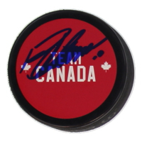Brenden Morrow Signed Team Canada Logo Hockey Puck (JSA) at PristineAuction.com
