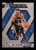 Shai Gilgeous-Alexander 2024-25 Panini Mosaic City Edition Auto #289 at PristineAuction.com