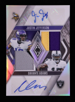 Justin Jefferson / Davante Adams 2023 Panini Phoenix Dual Patch Autographs #1 #01/50 at PristineAuction.com