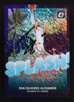 Shai Gilgeous-Alexander 2024-25 Panini Donruss Optic Splash! Auto #6 at PristineAuction.com