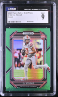 CJ Stroud 2023 Select Draft Picks Prizms Green #102 RC (CGC 9) at PristineAuction.com
