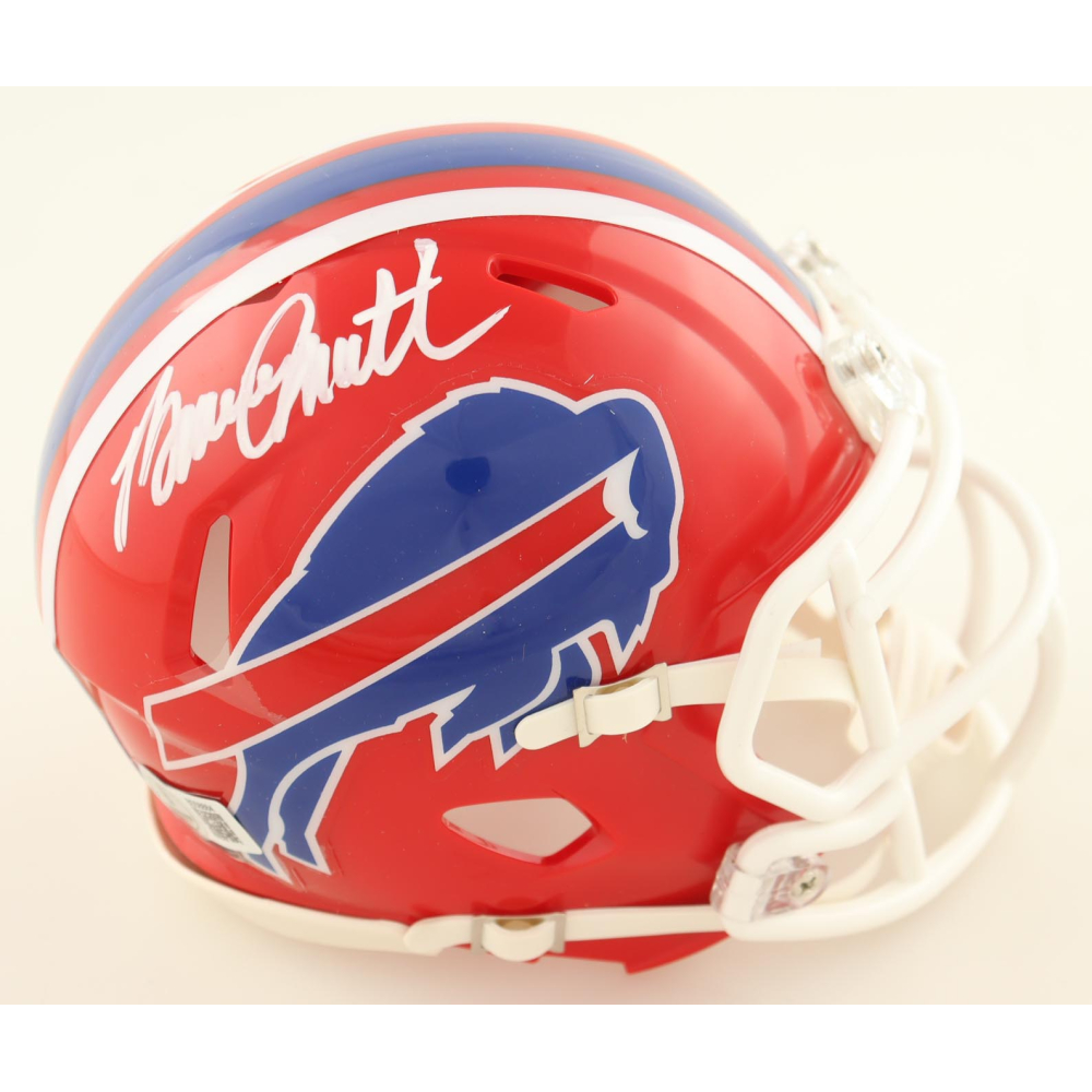 Bruce Smith Signed Bills Speed Mini Helmet (Beckett) at PristineAuction.com