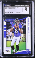Lamar Jackson 2018 Rookies and Stars #112 RC (CGC 9) at PristineAuction.com