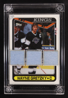 Wayne Gretzky 2025 Jersey Fusion Triple Player Worn Relics #WG88 #04/25 at PristineAuction.com