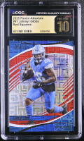 Jahmyr Gibbs 2025 Absolute Red Squares #91 #541/850 (CGC 10 | Black Label) at PristineAuction.com