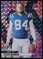 Tyler Warren 2025 Panini Mosaic Mosaic Camo Pink #281 VAR RC at PristineAuction.com