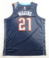 Aaron Wiggins Signed Thunder Nike Authentic Jersey (JSA) at PristineAuction.com
