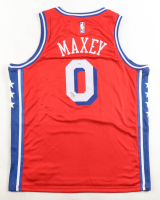 Tyrese Maxey Signed 76ers Jordan Authentic Jersey (JSA) at PristineAuction.com