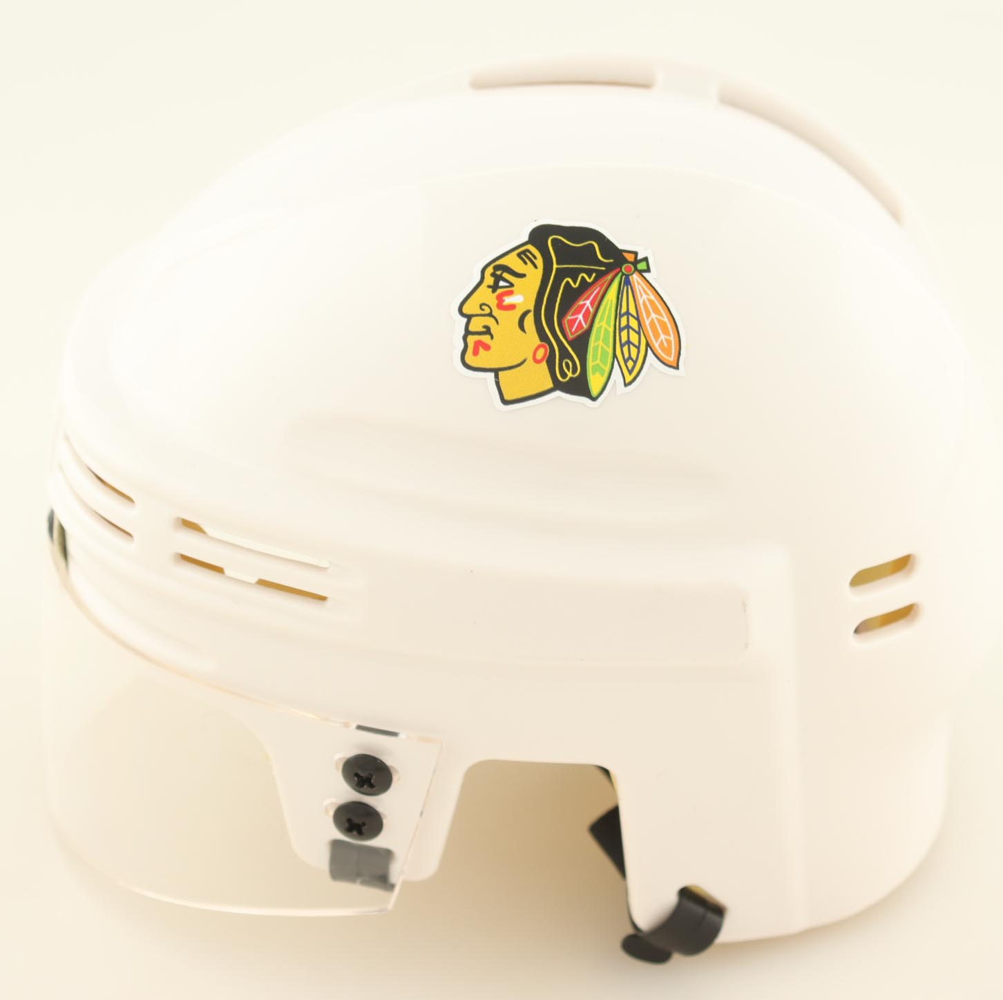 Chris Chelios Signed Blackhawks Mini Helmet Inscribed "HOF 2013" (JSA) at PristineAuction.com Chris Chelios Signed Blackhawks Mini Helmet Inscribed "HOF 2013" (JSA) at PristineAuction.com