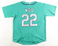 Bryan Woo Signed Jersey (JSA) at PristineAuction.com