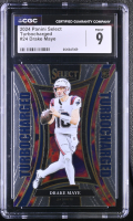 Drake Maye 2024 Select Turbocharged #24 RC (CGC 9) at PristineAuction.com