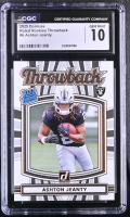 Ashton Jeanty 2025 Donruss Rated Rookies Throwback #6 RC (CGC 10) at PristineAuction.com