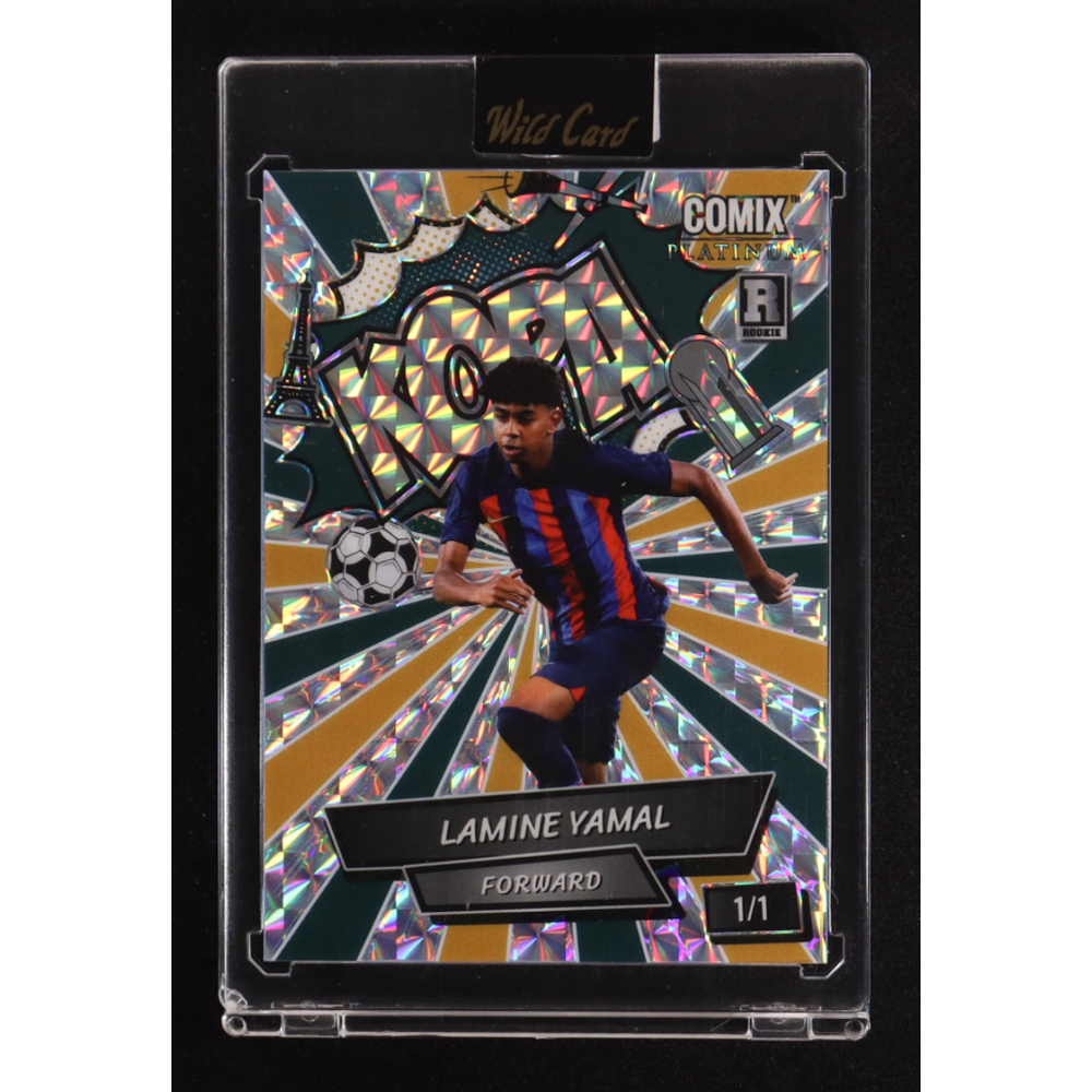 Lamine Yamal 2024 Wild Card Kopa Comix Green / Yellow #ACKA-LY10 #1/1 at PristineAuction.com