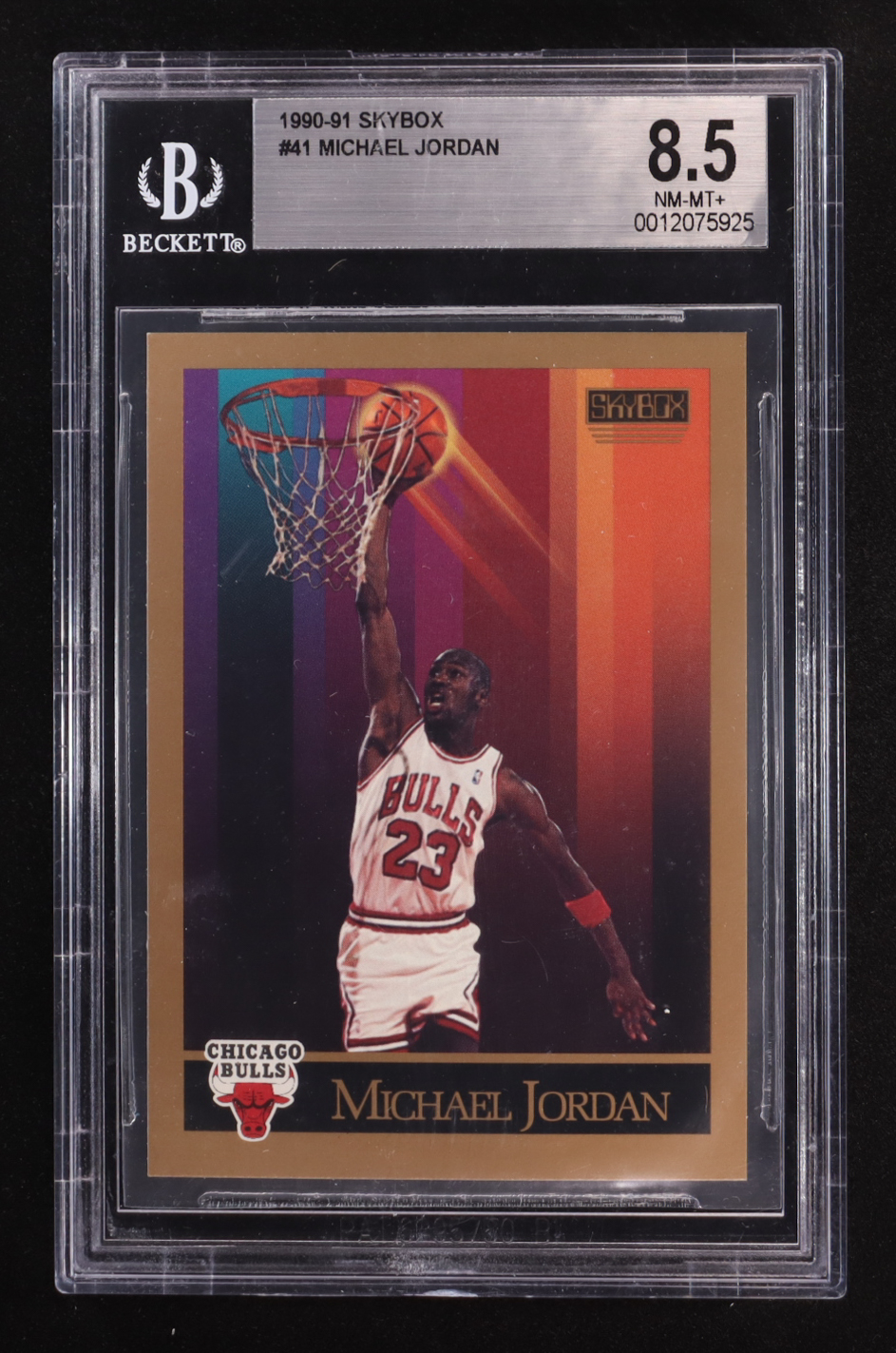 Michael Jordan 1990-91 SkyBox #41 (BGS 8.5) at PristineAuction.com Michael Jordan 1990-91 SkyBox #41 (BGS 8.5) at PristineAuction.com
