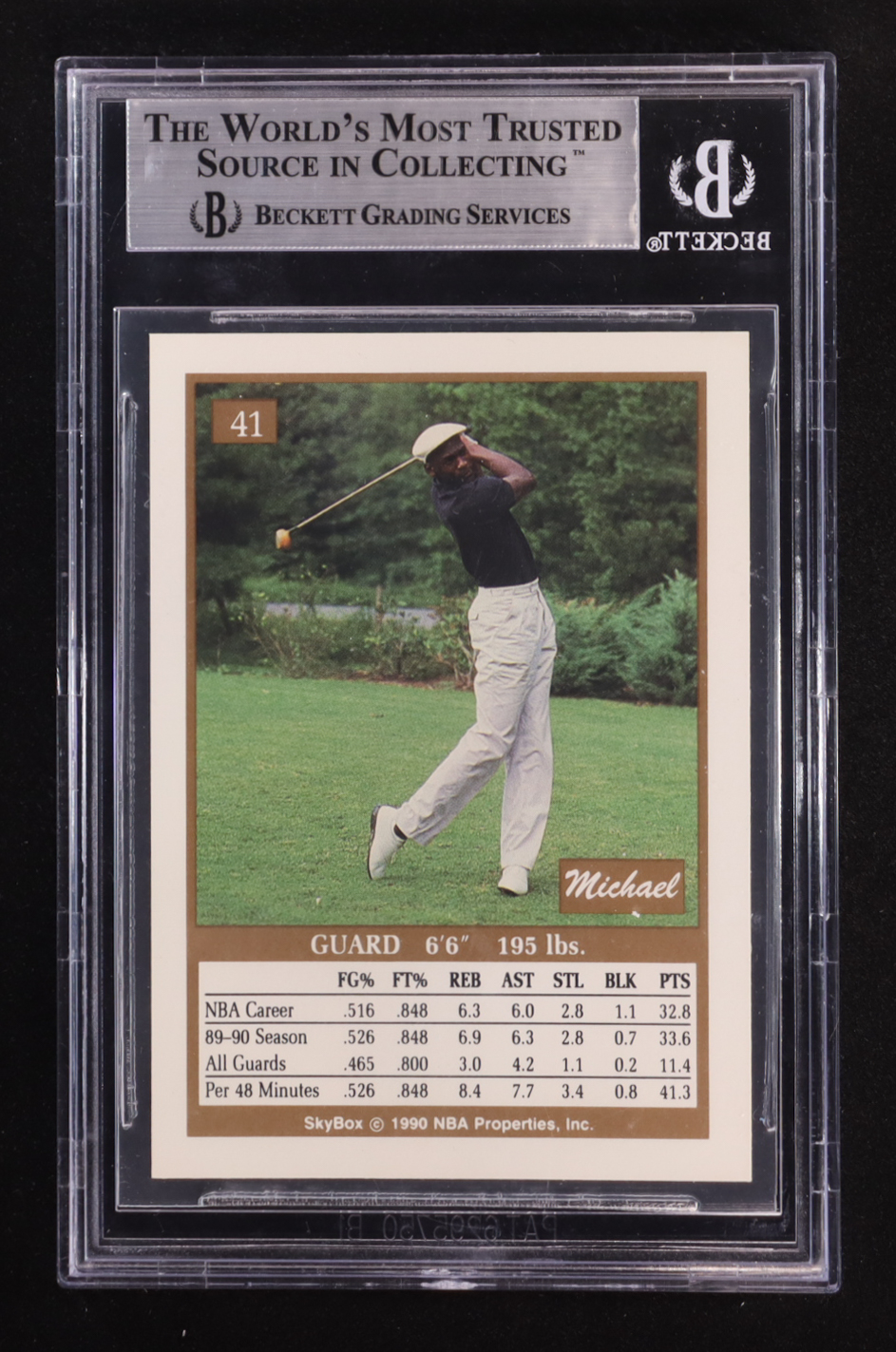 Michael Jordan 1990-91 SkyBox #41 (BGS 8.5) at PristineAuction.com Michael Jordan 1990-91 SkyBox #41 (BGS 8.5) at PristineAuction.com