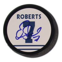 Gary Roberts Signed Maple Leafs Logo Puck (JSA) at PristineAuction.com