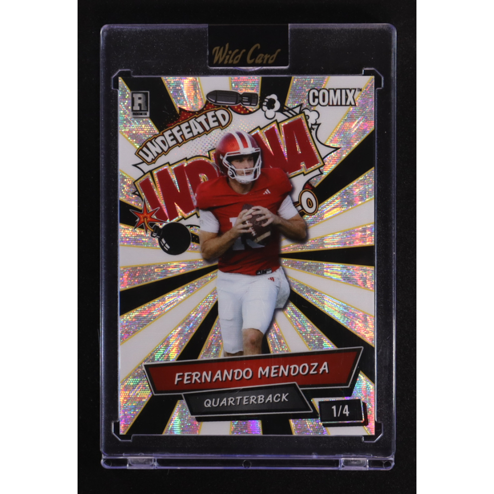 Fernando Mendoza 2025 Wild Card Comix Undefeated #ACBL-FM01 RC #1/4 at PristineAuction.com