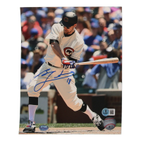 Ben Zobrist Signed Cubs 8x10 Photo (Beckett) at PristineAuction.com