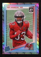 Tez Johnson 2025 Donruss Optic Team Logo #231 #01/32 RC at PristineAuction.com