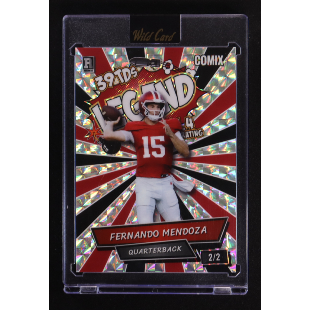 Fernando Mendoza 2025 Wild Card Comix Legend #ACBL-FM02 RC #2/2 at PristineAuction.com