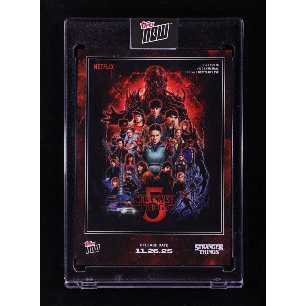 Stranger Things Season 5 2025 Topps Now #STRA at PristineAuction.com