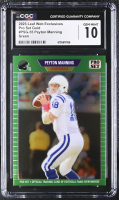 Peyton Manning 2023 Leaf Pro Set Gold Green Web Exclusives #PSG55 #06/10 (CGC 10) at PristineAuction.com
