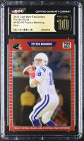 Peyton Manning 2023 Leaf Pro Set Gold Red Web Exclusives #PSG55 #47/89 (CGC 10 | Black Label) at PristineAuction.com
