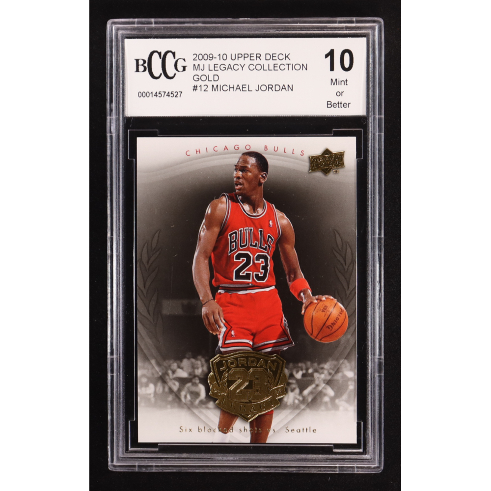 Michael Jordan 2009-10 Upper Deck Michael Jordan Legacy Collection Gold #12 (BCCG 10) at PristineAuction.com