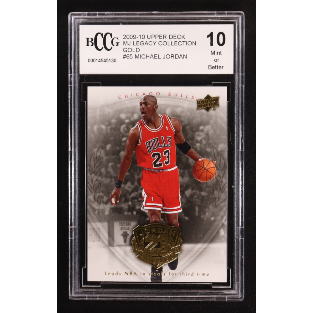Michael Jordan 2009-10 Upper Deck Michael Jordan Legacy Collection Gold #65 (BCCG 10) at PristineAuction.com