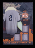 Derek Jeter 2025 Leaf A Bronx Legacy Gotham Greats Memorabilia Spectrum Bronze Holofoil #GG12 #34/50 at PristineAuction.com
