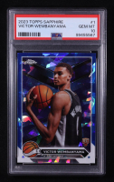 Victor Wembanyama 2023-24 Topps Chrome Sapphire #1 RC (PSA 10) at PristineAuction.com