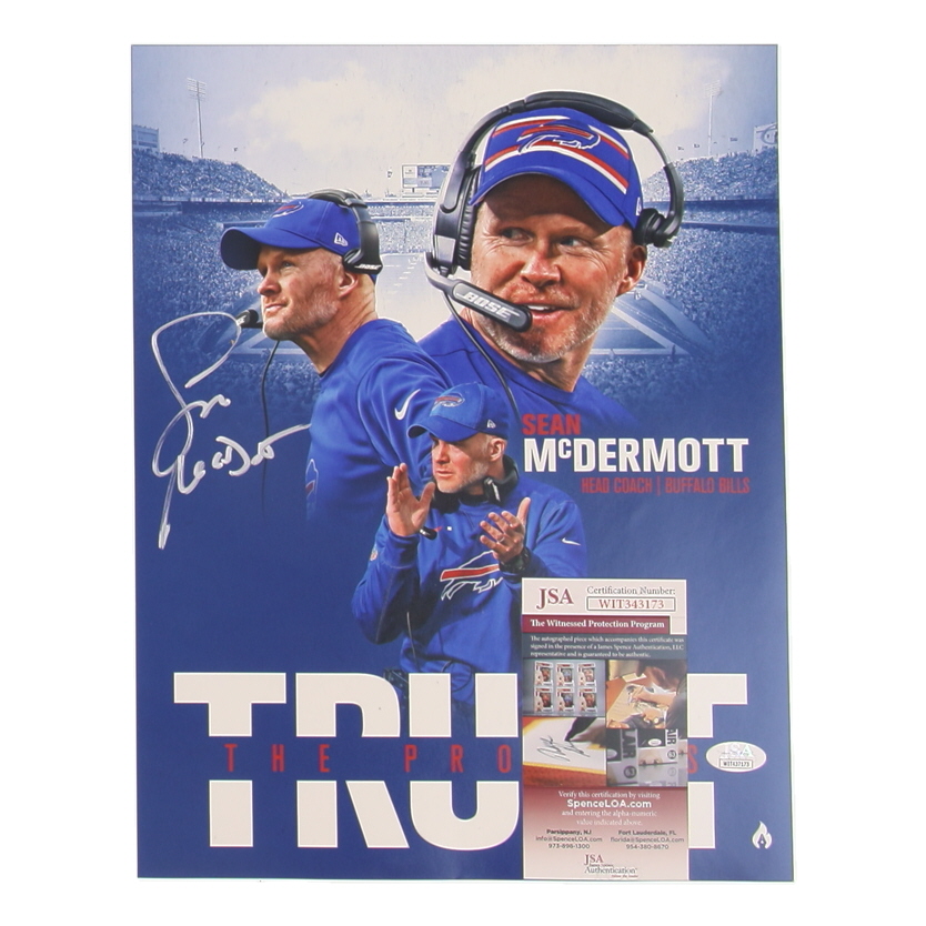 Sean McDermott Signed Bills 11x14 Photo (JSA) at PristineAuction.com Sean McDermott Signed Bills 11x14 Photo (JSA) at PristineAuction.com